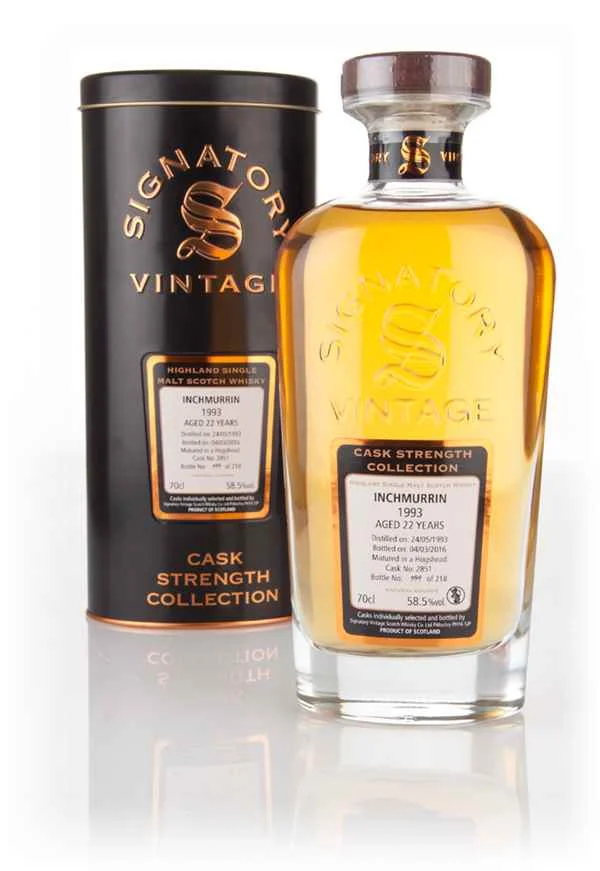 Inchmurrin 22 Year Old 1993 (cask 2851) - Cask Strength Collection (Signatory) Scotch Whisky | 700ML
