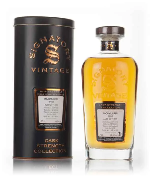 Inchmurrin 23 Year Old 1993 (cask 2854) - Cask Strength Collection (Signatory) Scotch Whisky | 700ML