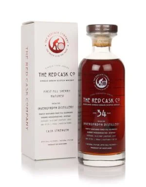 Invergordon 34 Year Old 1987 (Cask 8107661) Single Cask Series (The Red Cask Company) Scotch Whisky | 700ML - Whiskey