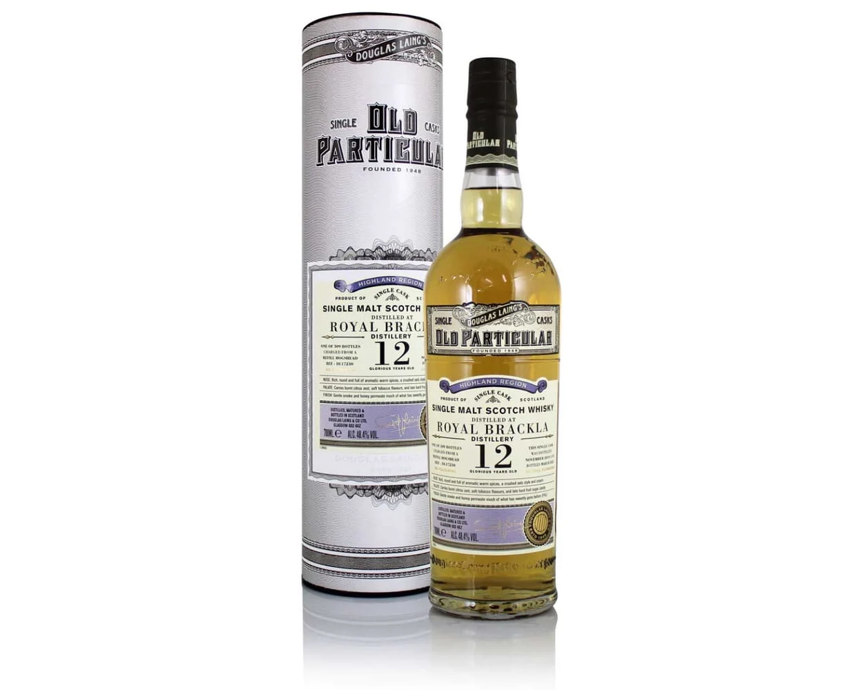 Royal Brackla 12 Year Old 2010 (Cask 17230) Old Particular (Douglas Laing) Scotch Whisky | 700ML - Whiskey