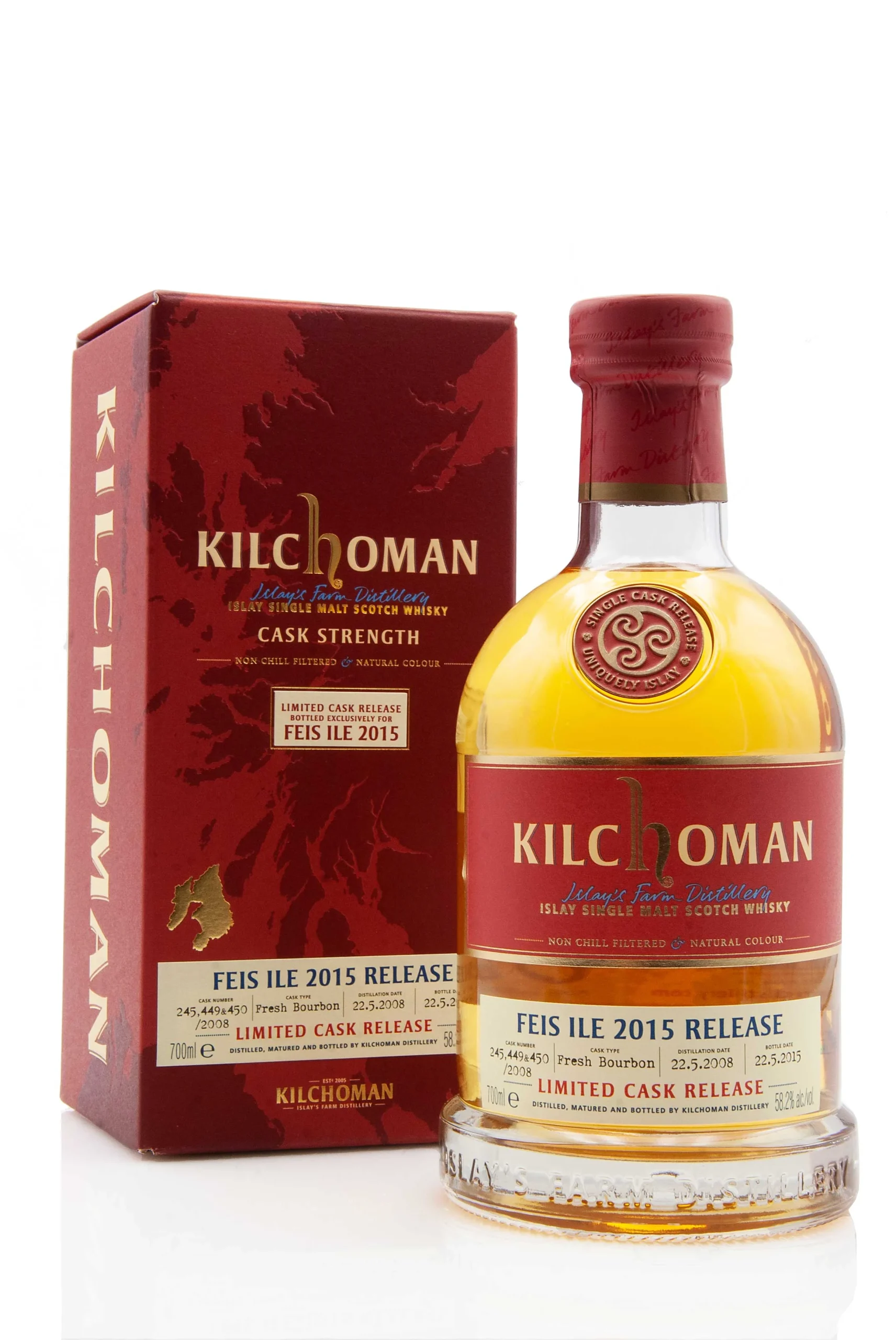Kilchoman Feis Ìle 2015 Whisky escocés de pura malta | 700ML - Whiskey