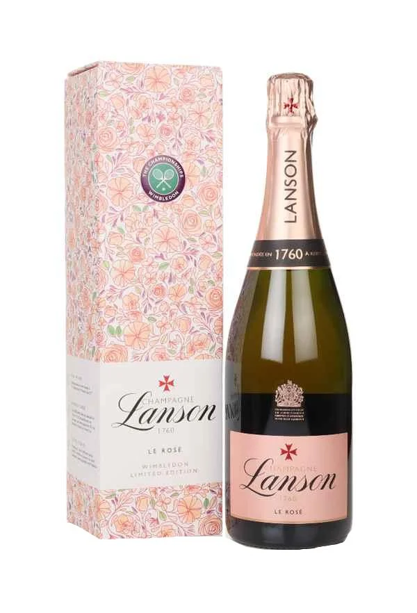 Lanson Le Rose Wimbledon 2023 Champagne - champán