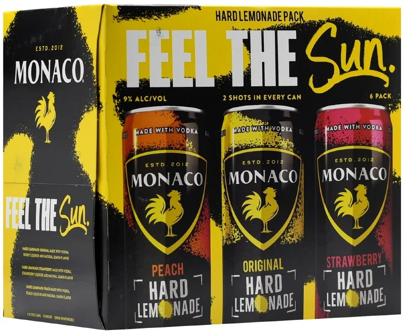 Monaco Hard Lemonade Variety Pack Cocktail | 6x355ML