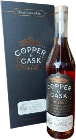 Copper and Cask 7 Year Old Bourbon Toasted Oak & Rum Cask Finish Small Batch # 3 Whiskey