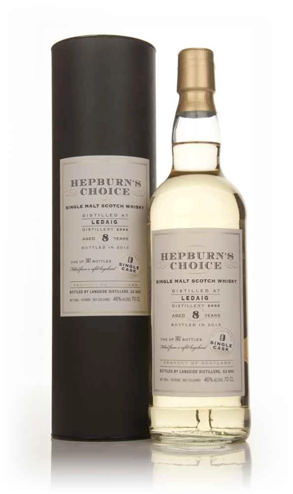 Ledaig 8 Year Old 2005 - Hepburn's Choice (Langside) Scotch Whisky | 700ML