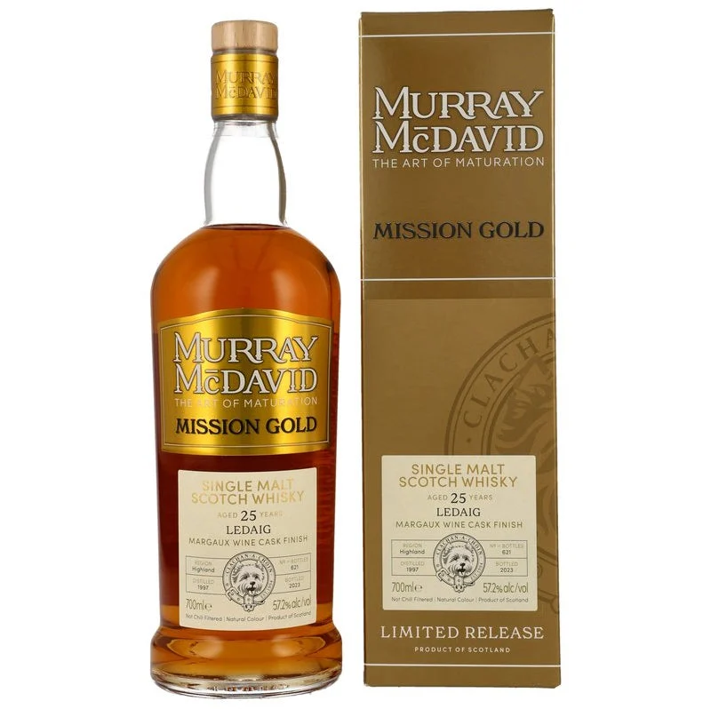 Ledaig Murray McDavid First Fill Chateau Margaux 25 Year Old Whisky | 700ML - Whiskey