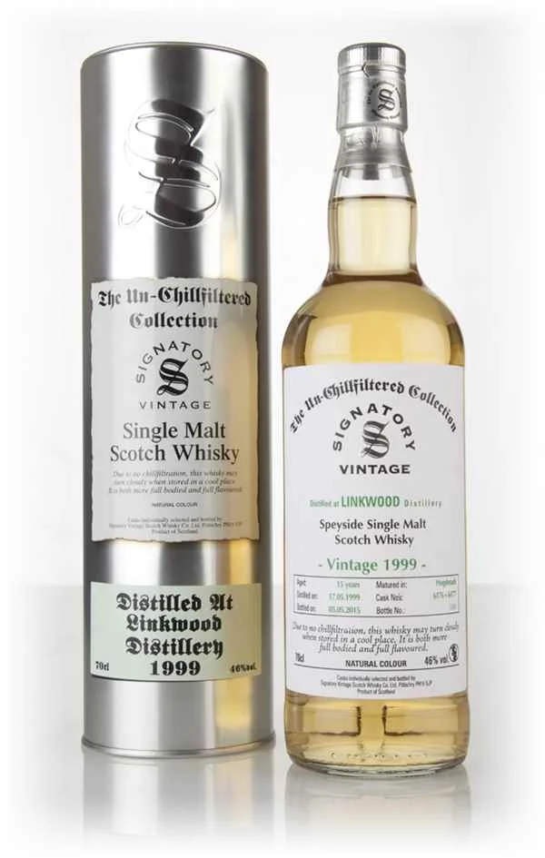 Linkwood 15 Year Old 1999 (casks 6176 & 6177) - Un-Chillfiltered Collection (Signatory) Scotch Whisky | 700ML
