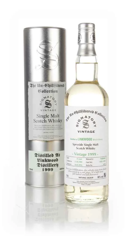 Linkwood 16 Year Old 1999 (casks 6182 & 6183) - Un-Chillfiltered (Signatory) Scotch Whisky | 700ML