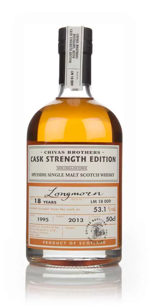 Longmorn 18 Year Old 1995 Cask Strength Edition (Chivas) Scotch Whisky | 500ML - Whiskey