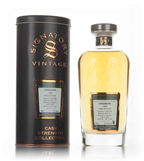 Longmorn 26 Year Old 1990 (cask 8623) - Cask Strength Collection (Signatory) Scotch Whisky | 700ML