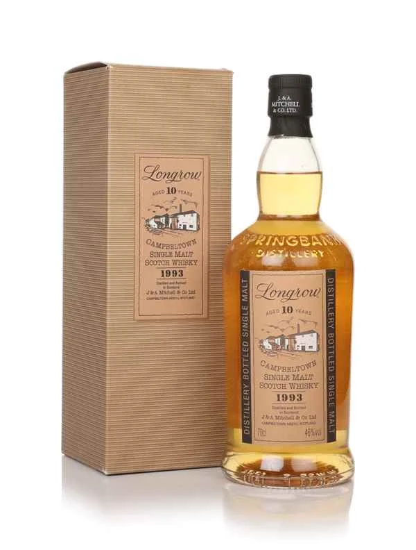 Longrow 10 Year Old 1993 Single Malt Scotch Whisky | 700ML - Whiskey