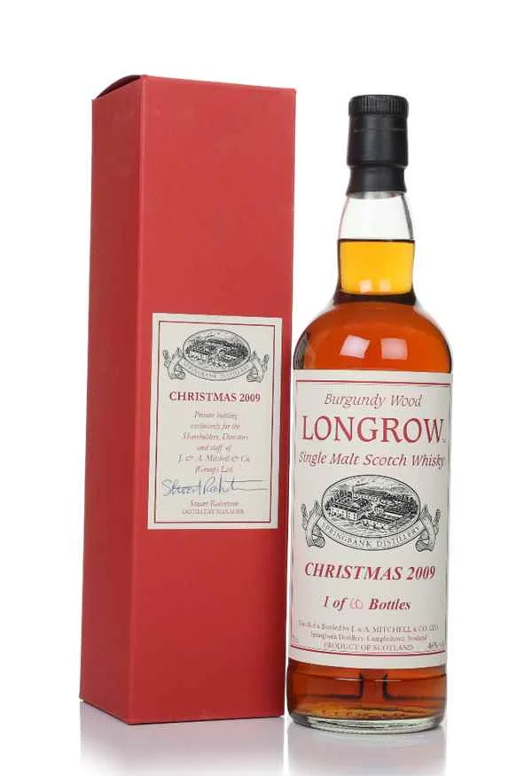 Longrow Christmas 2009 Burgundy Wood Scotch Whisky | 700ML - Whiskey