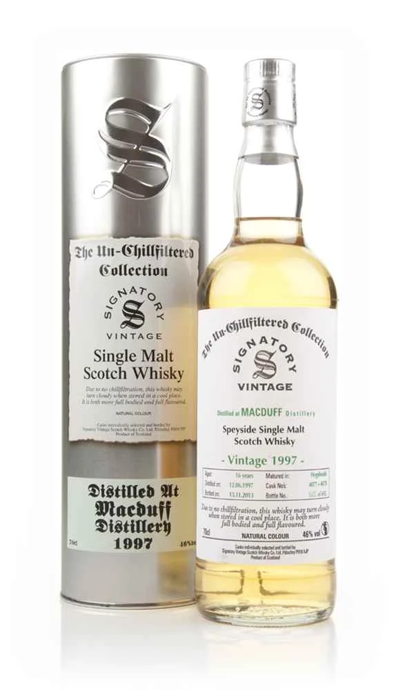 Macduff 16 años 1997 (barricas 4077+4078) - Whisky escocés sin filtrar en frío (firmante) | 700ML