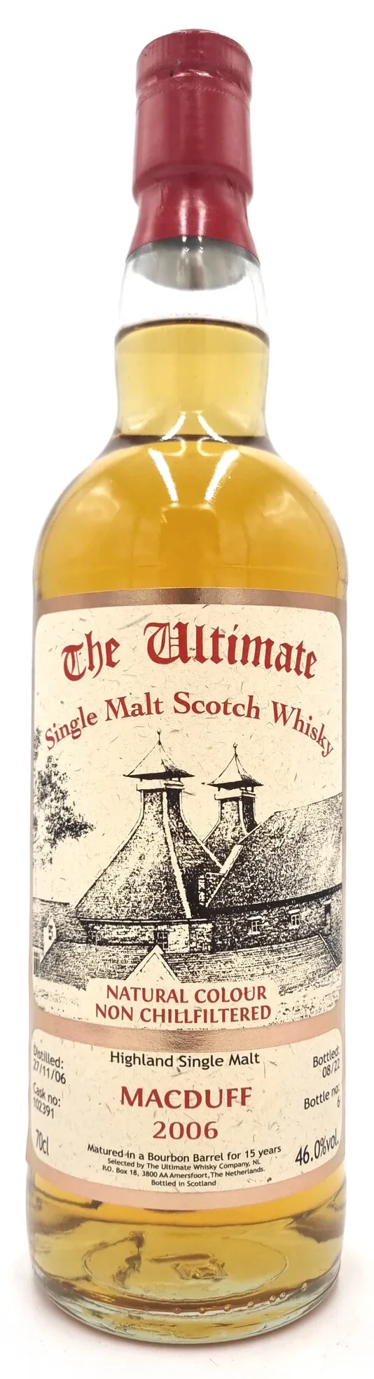 Macduff 15 Year Old (D.2006, B.2022) The Ultimate Scotch Whisky | 700ML - Whiskey