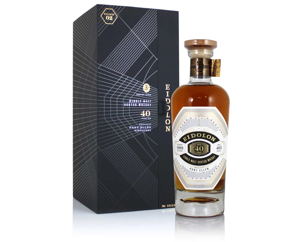 Port Ellen Eidolon Islay Single Malt Second Release 1982 40 Year Old Whisky | 700ML - Whiskey