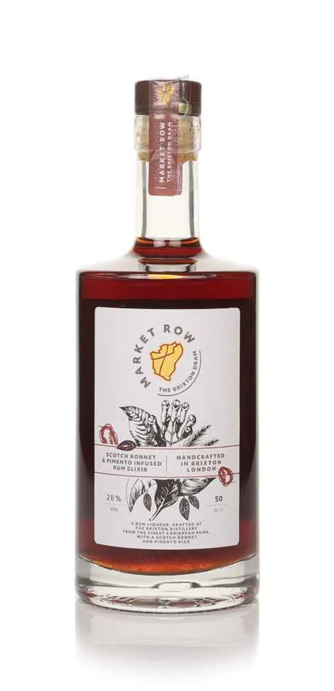 Market Row The Brixton Dram Scotch Bonnet & Pimento Rum Elixir Liqueur | 500ML