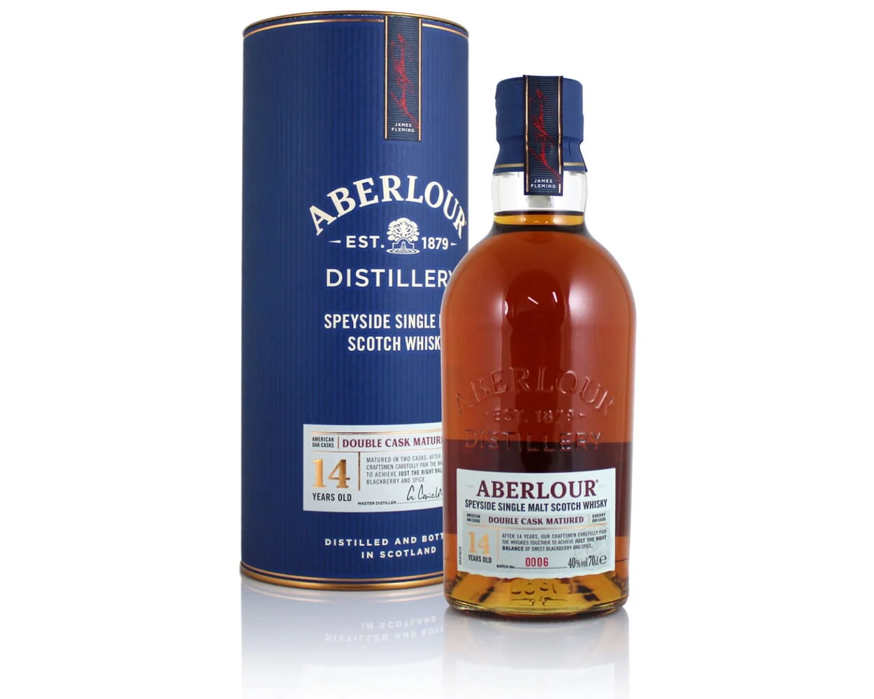 Aberlour 14 Year Old Double Cask Matured Batch No.006 Scotch Whisky | 700ML - Whiskey
