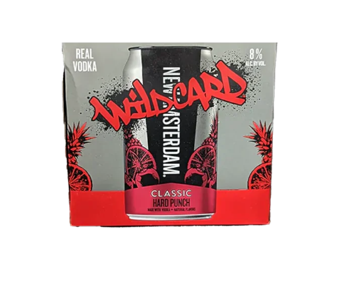 New Amsterdam Vodka Wildcard Classic Punch Cocktail | 4*355ML - Cóctel