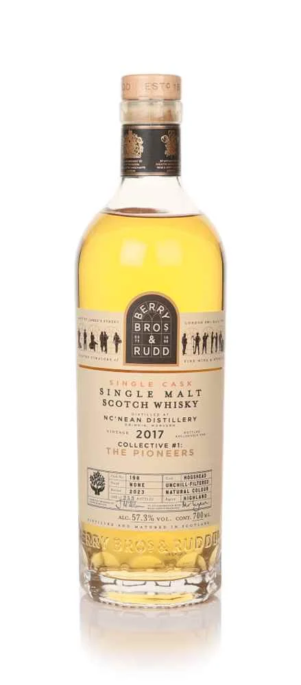 Nc'nean 2017 (Embotellado 2023) (Barrica 198) - Colectivo n.° 1: The Pioneers (Berry Bros. & Rudd) Whisky escocés | 700ML