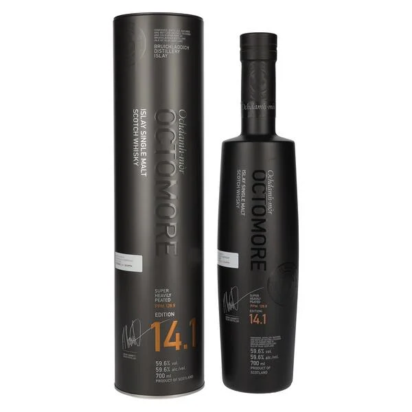 Octomore Edition:14.1 Super Heavily Peated (128,9 ppm) Scotch Whisky | 700ML - Whiskey