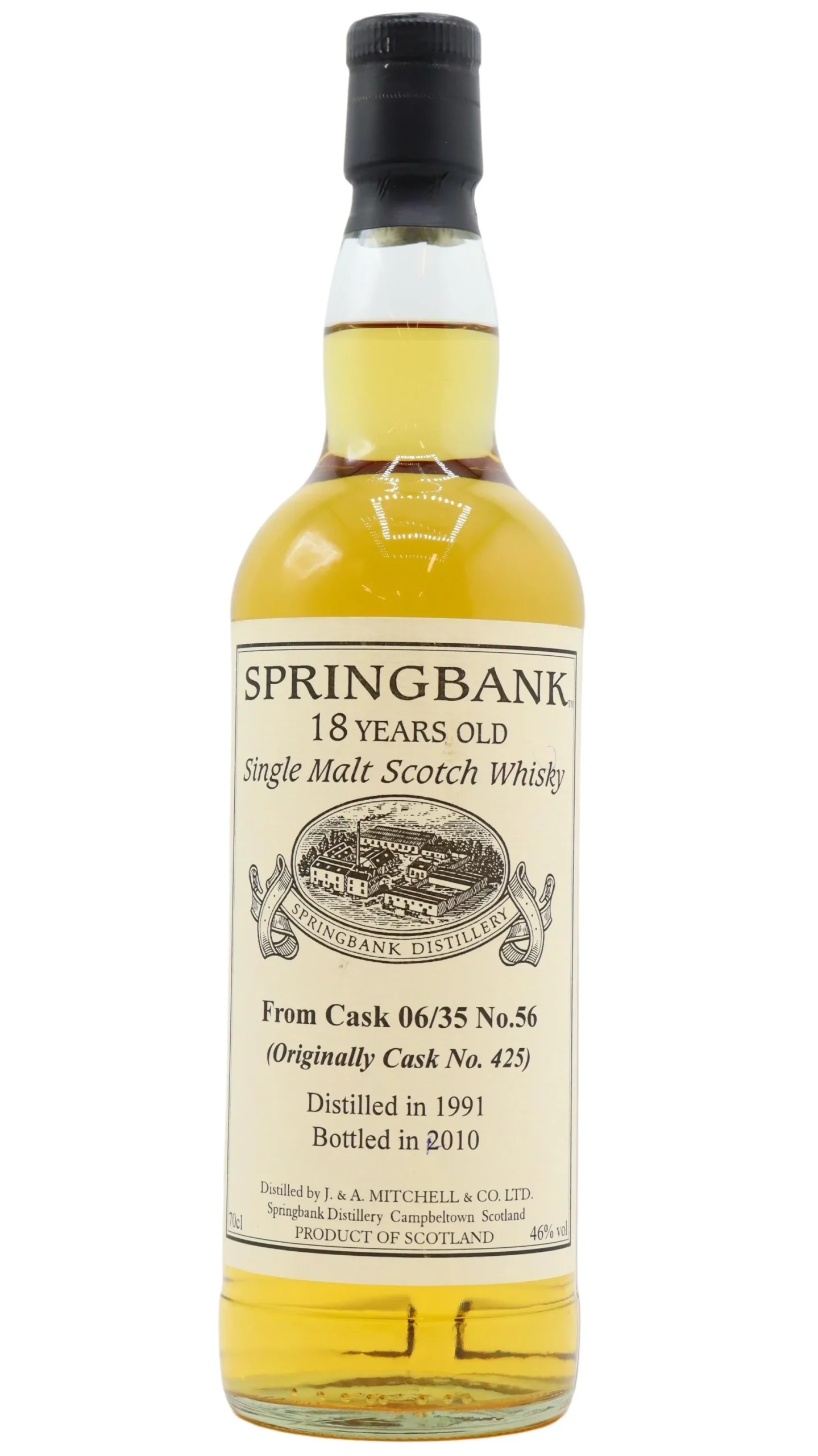 Springbank Single Cask #56 1991 18 Year Old Whisky | 700ML - Whiskey