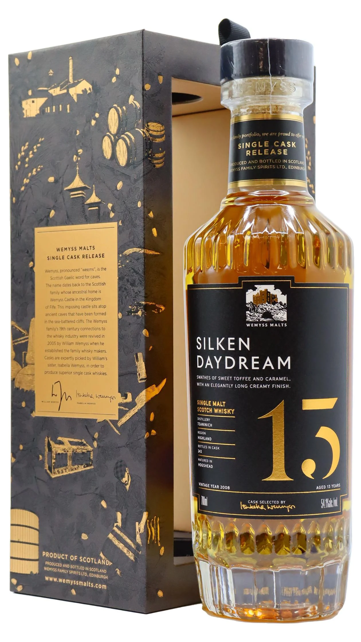Teaninich Silken Daydream Single Cask 13 Year Old Whisky | 700ML - Whiskey