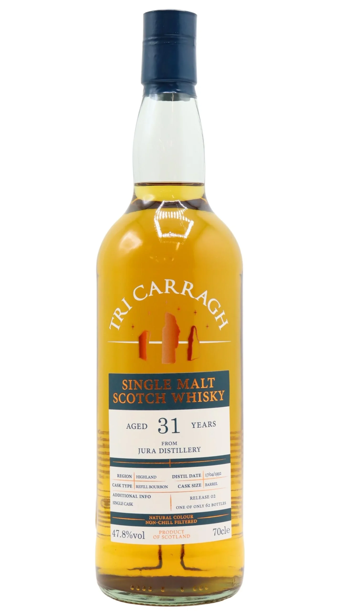 Jura Tri Carragh Release No. 2 1992 31 Year Old Whisky | 700ML - Whiskey
