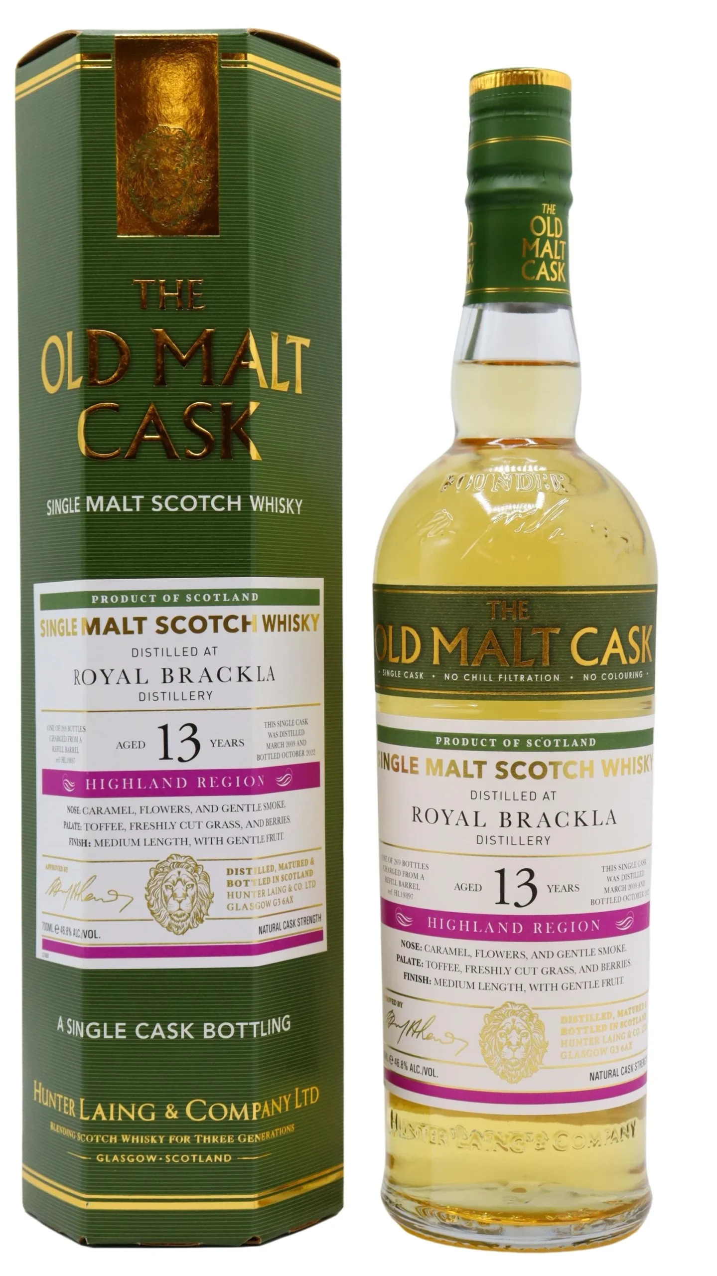 Royal Brackla Old Malt Cask Single Cask 13 Year Old Whisky | 700ML - Whiskey