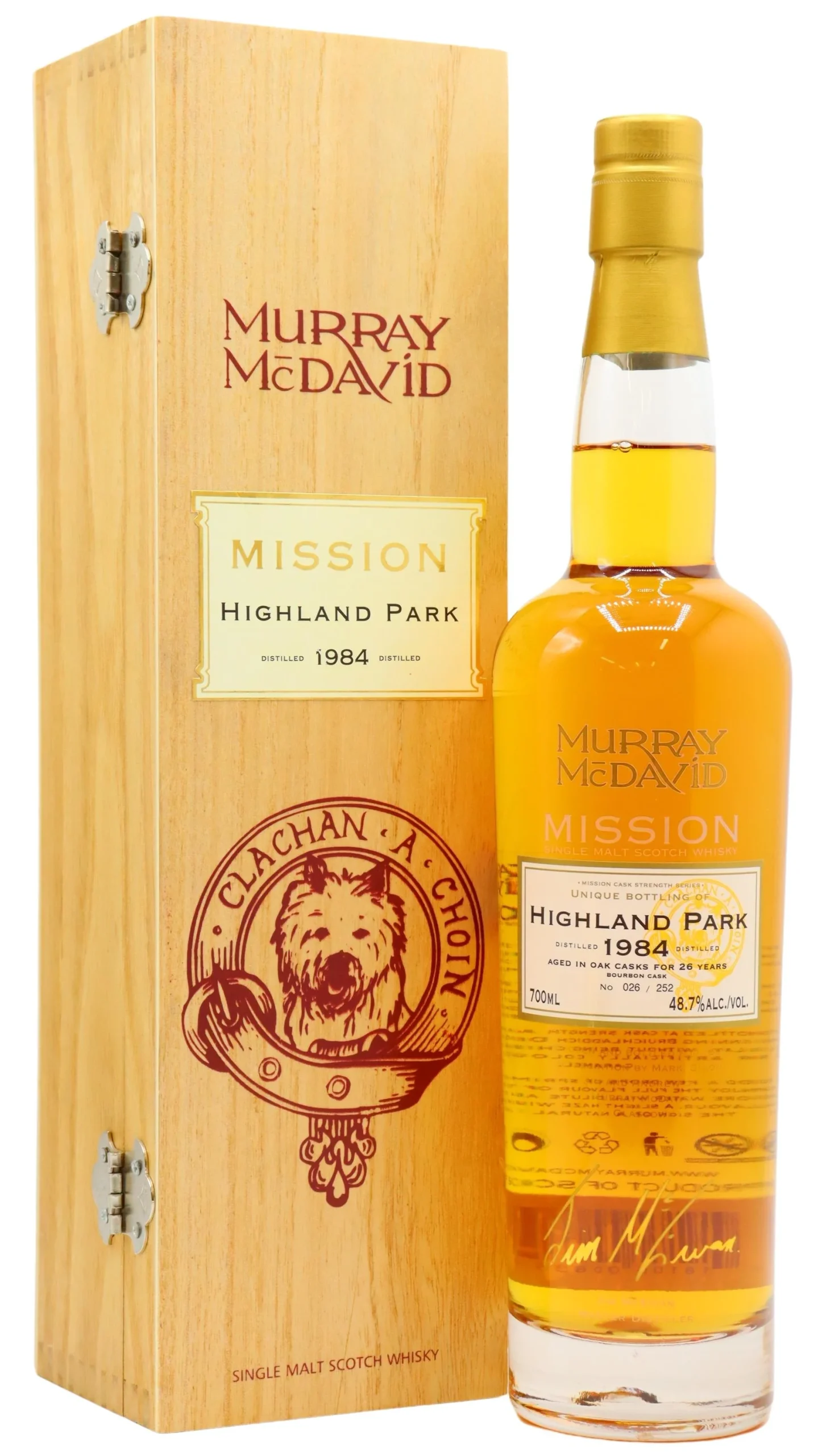 Highland Park Murray McDavid 1984 26 Year Old Whisky | 700ML - Whiskey