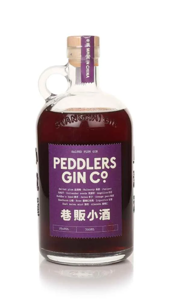 Licor de ginebra de ciruela salada Peddlers | 700ML