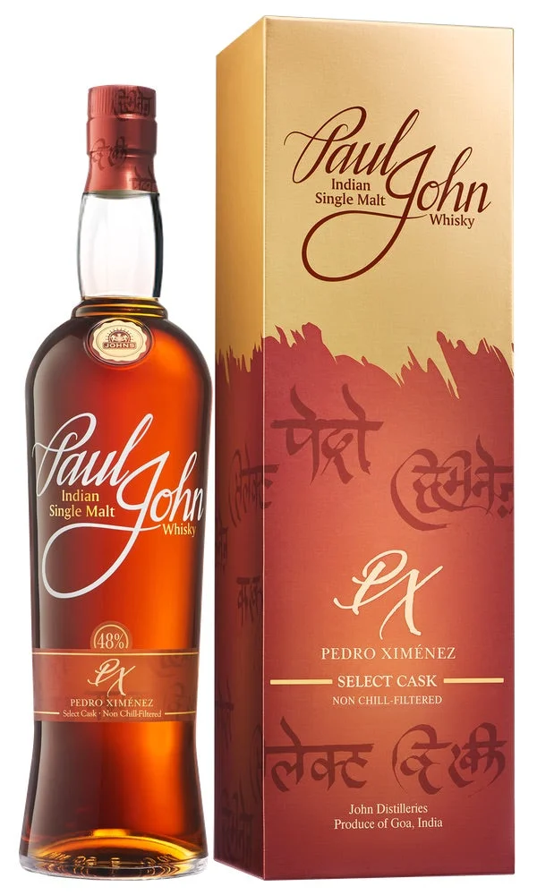 Paul John PX Select Cask Indian Single Malt Whisky - Whiskey
