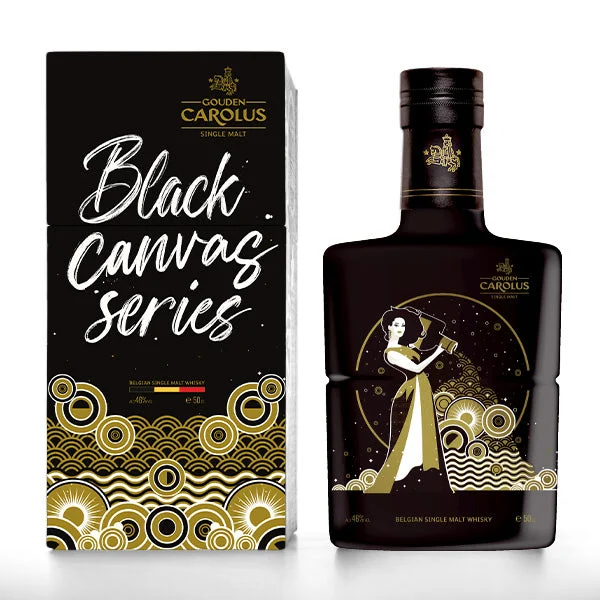 Gouden Carolus Black Canvas Series Generosity Single Malt Whisky | 500ML - Whiskey