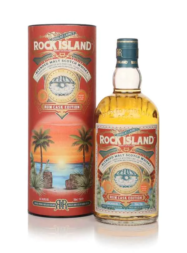 Rock Island Rum Cask Edition Blended Malt Scotch Whisky | 700ML - Whiskey
