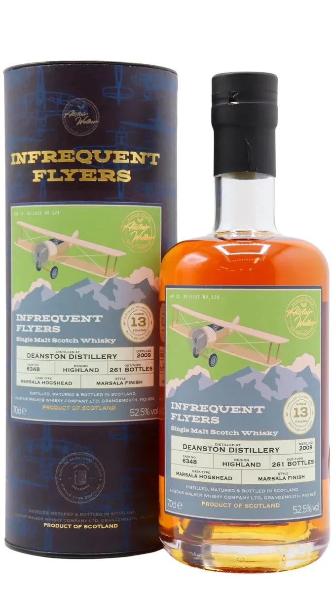 Deanston Infrequent Flyers Marsala Finish 2009 13 Year Old Whisky | 700ML - Whiskey