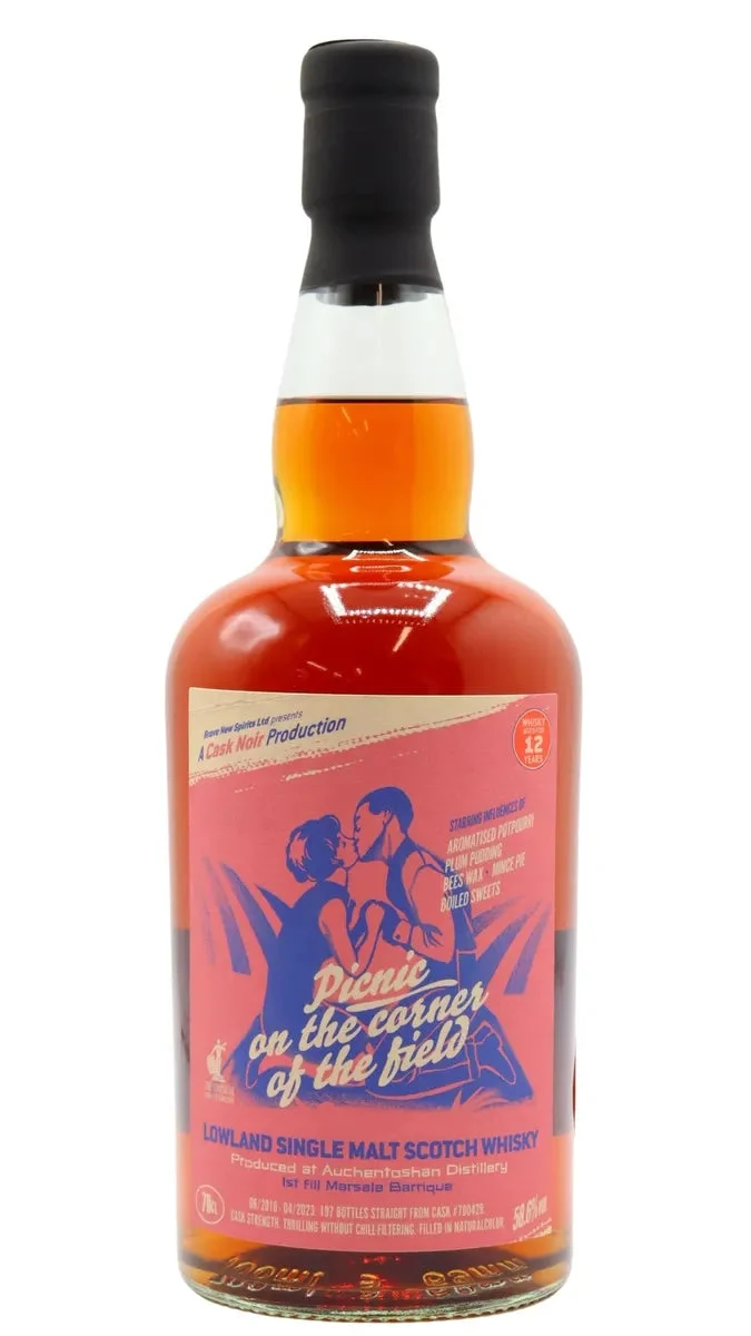 Auchentoshan Cask Noir Picnic On The Corner Of The Field 2010 12 Year Old Whisky | 700ML - Whiskey