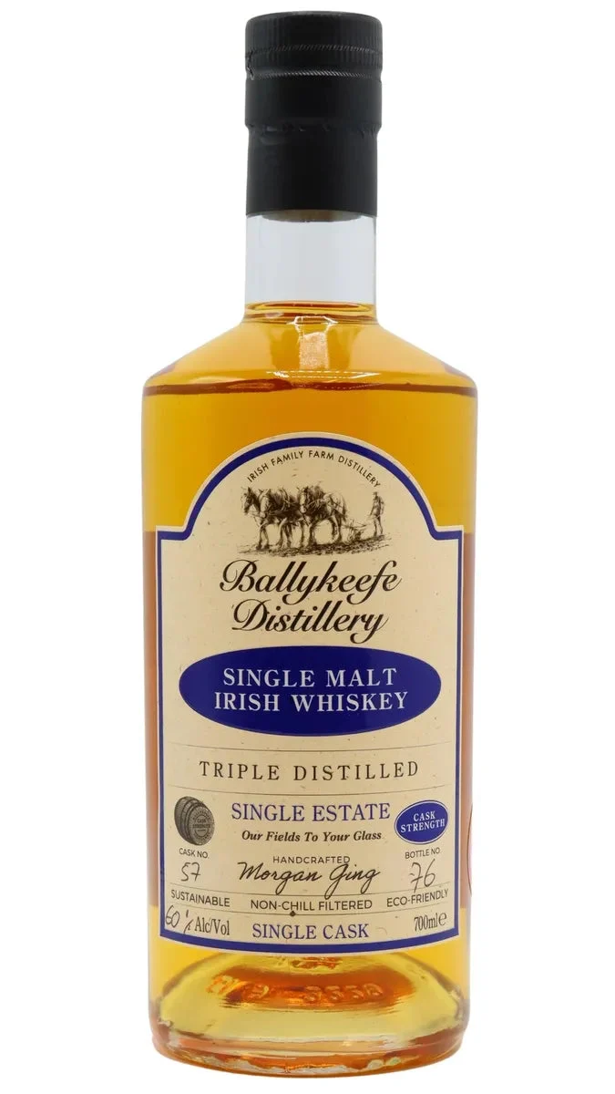 Whisky irlandés Ballykeefe de triple destilación en barrica | 700ML - Whiskey