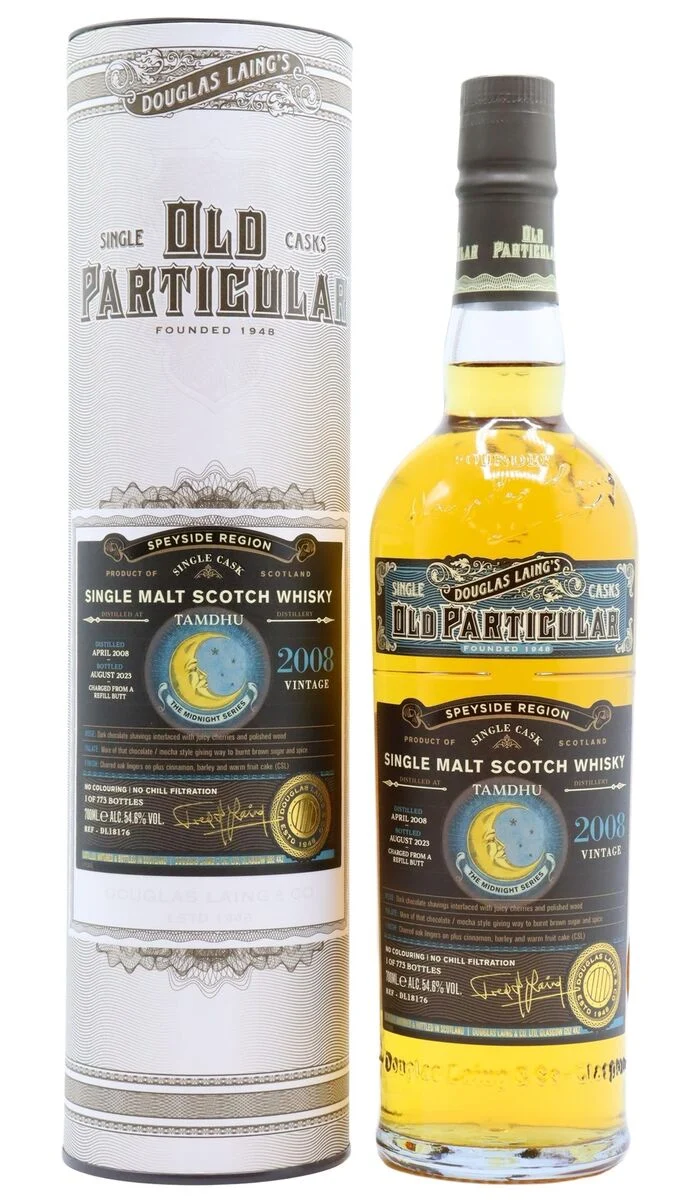 Tamdhu Midnight Series Old Particular Single Cask #18176 2008 15 Year Old Whisky | 700ML - Whiskey