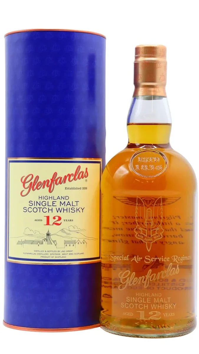 Glenfarclas SAS 23rd Special Air Service Regiment 12 Year Old Whisky | 700ML - Whiskey
