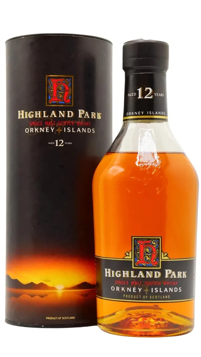 Highland Park Orkney Islands Single Malt (Old Bottling) 12 Year Old Whisky | 700ML - Whiskey