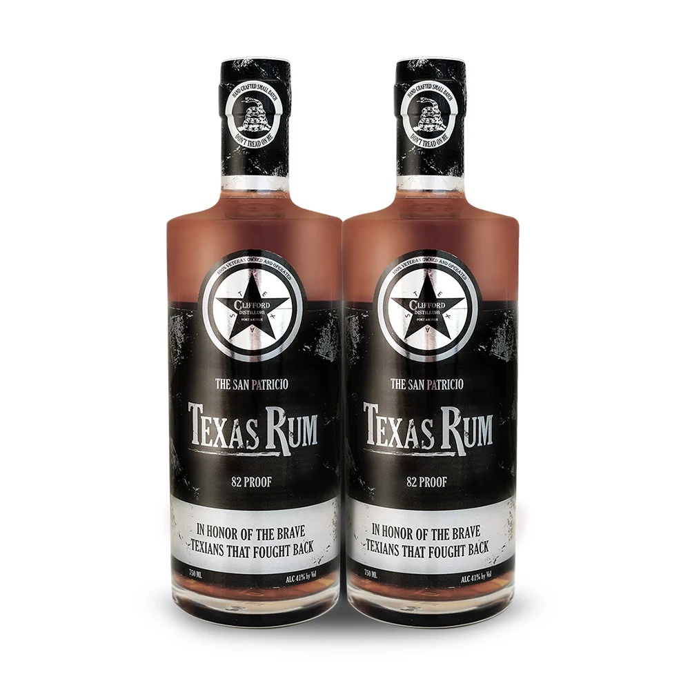 Clifford Distilling | The San Patricio: Texas Dark Rum (2) Bottle Bundle