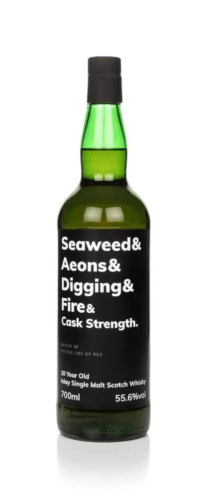 Algas marinas, eones, excavación, fuego y fuerza del barril, whisky escocés de 10 años (lote 06) | 700ML - Whiskey