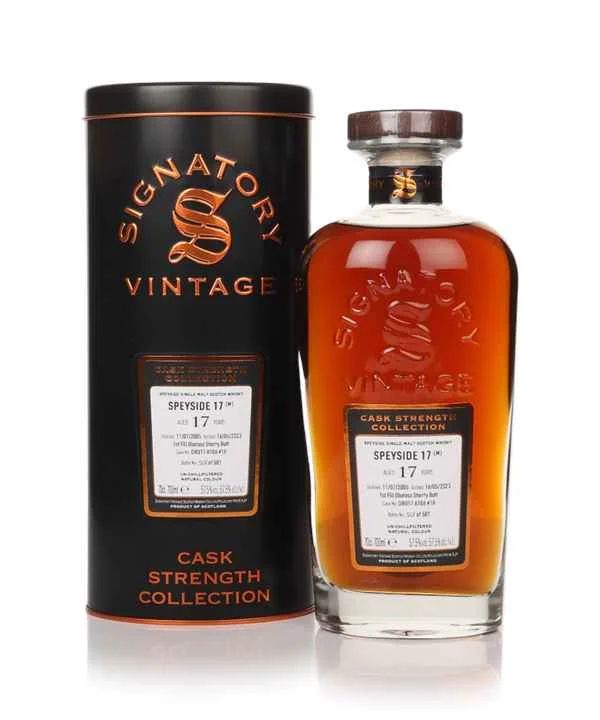 Secret Speyside 17 Year Old 2005 (cask DRU 17/A106 #18) - Cask Strength Collection (Signatory) Scotch Whisky | 700ML