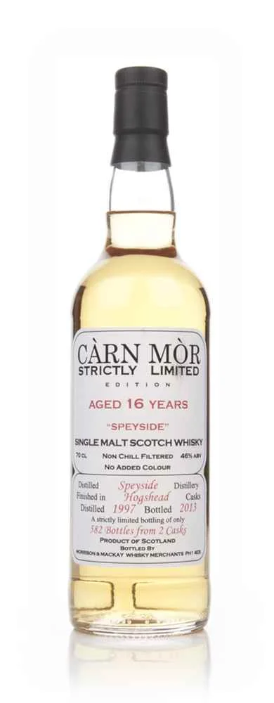 Speyside 16 Year Old 1997 - Strictly Limited (Càrn Mòr) Scotch Whisky | 700ML