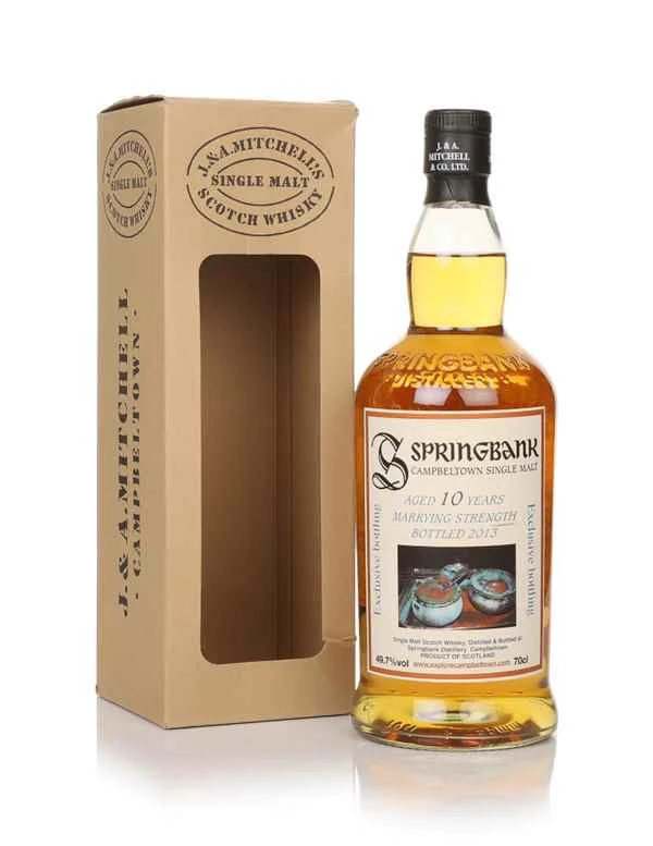 Springbank 10 Year Old Marrying Strength 2013 Release Scotch Whisky | 700ML - Whiskey