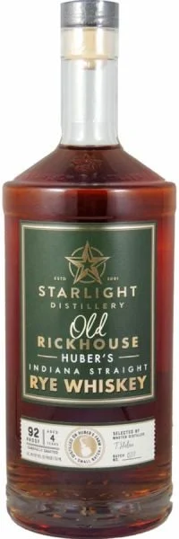 Whisky de centeno Starlight Single Barrel Huber's Old Rickhouse