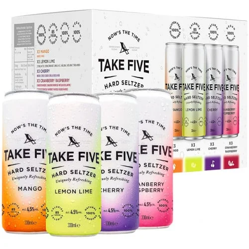 Take Five Hard Seltzer Variety Cocktail | 12*355ML