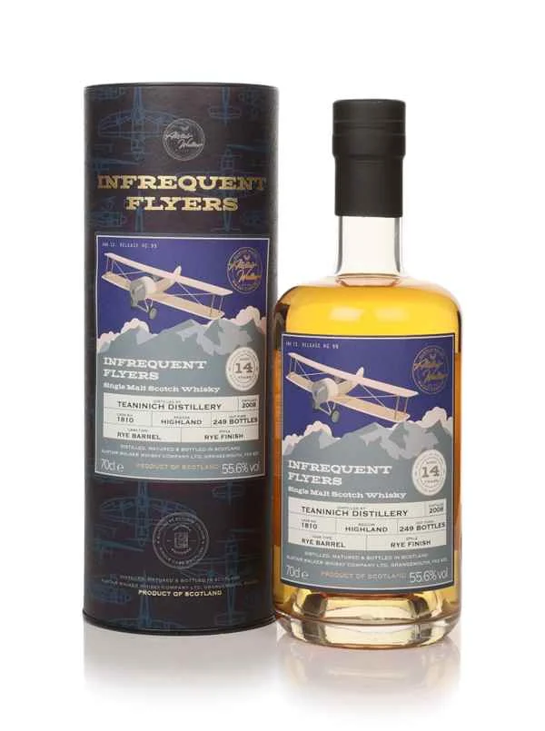 Teaninich 14 Year Old 2008 (cask 1810) Infrequent Flyers (Alistair Walker) Scotch Whisky | 700ML - Whiskey