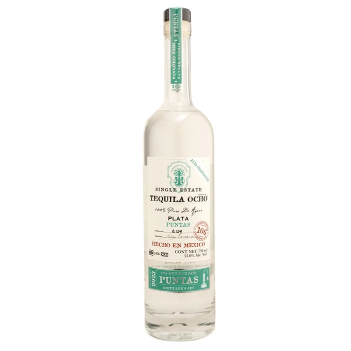 Tequila Ocho Plata Puntas Distiller's Cut 106 Proof 2023