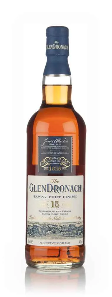 The GlenDronach 15 Year Old (Tawny Port Cask Finish) Scotch Whisky | 700ML - Whiskey