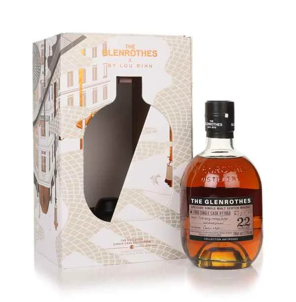 The Glenrothes x Lou Rihn 22 años 1995 Single Cask #11950 Whisky escocés | 700ML - Whiskey